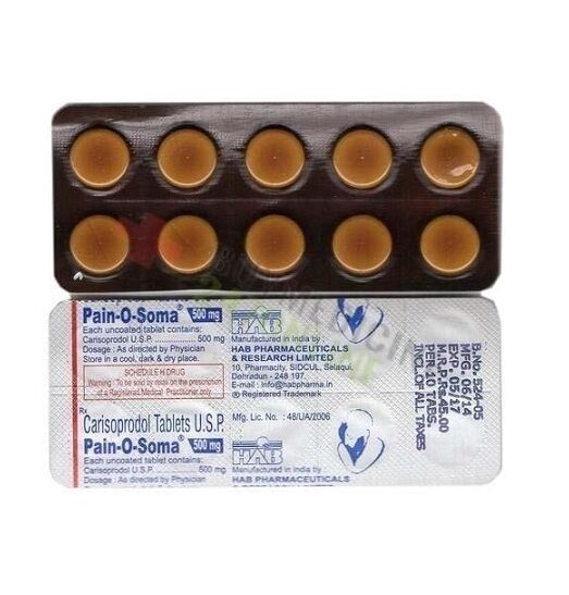 Pain O Soma 500 Mg